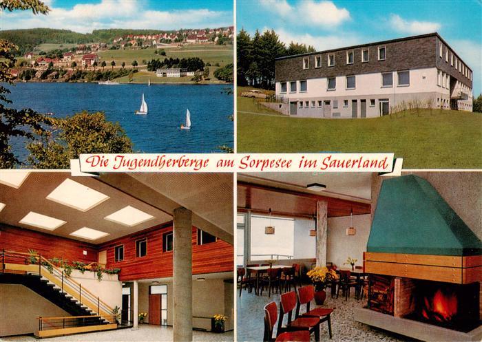 Langscheid Sorpesee Jugendherberge Sorpesee Treppenaufgang Kaminzimmer