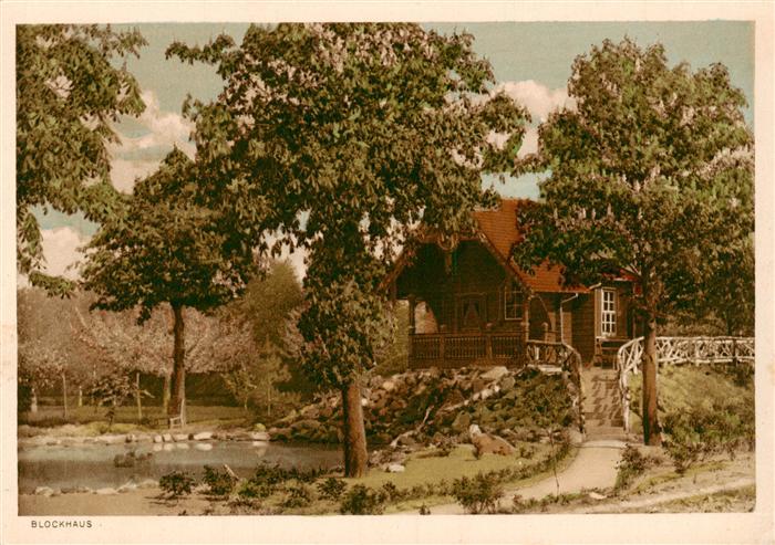 Naunhof  Leipzig Erholungsheim Naunhof der AOK Blockhaus