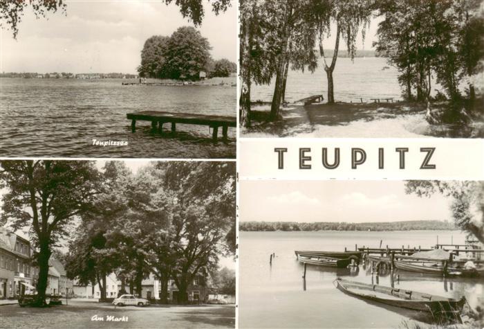 Teupitz Teupitzsee Am Markt Bootssteg