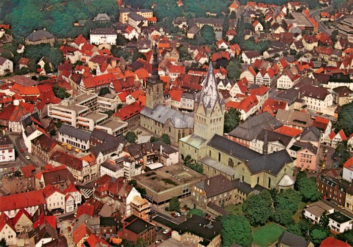 Soest DE NRW Fliegeraufnahme mit St Patrokli Dom