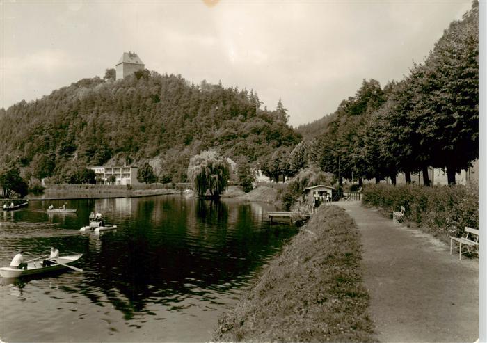 Ziegenrueck Saale Thueringen Partie an der Saale