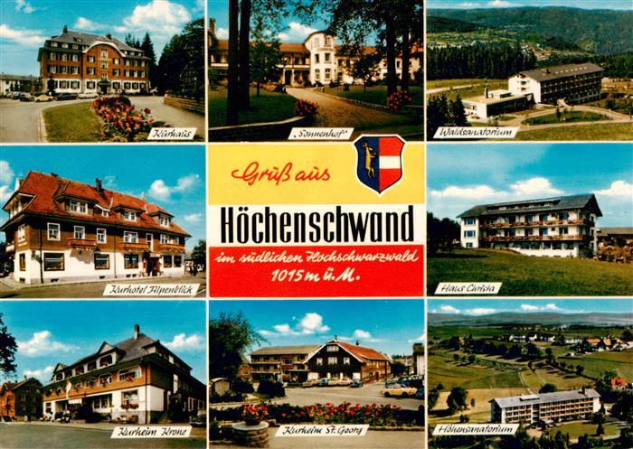 Hochenschwand Schwarzwald Kurhaus Sonnenhof Waldsanatorium Kurhot