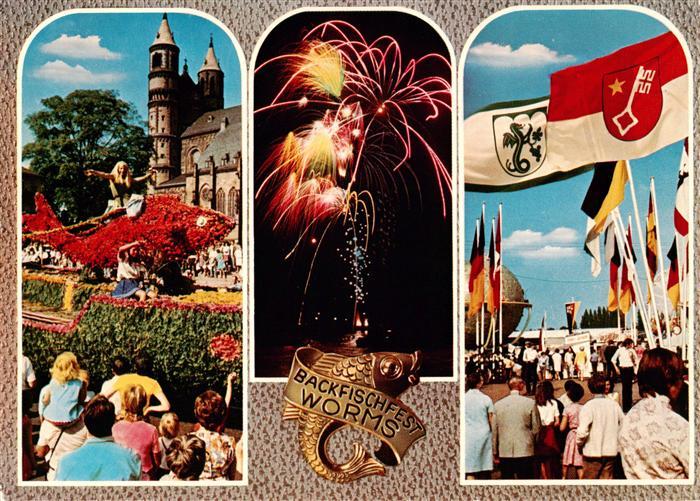 Worms Rhein Backfischfest Teilansichten