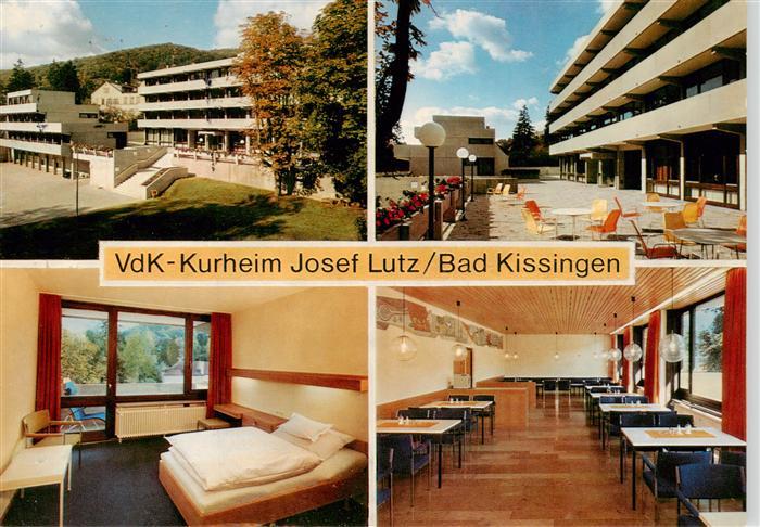 Bad Kissingen VdK Kurheim Josef Lutz Gaestezimmer Speiseraum