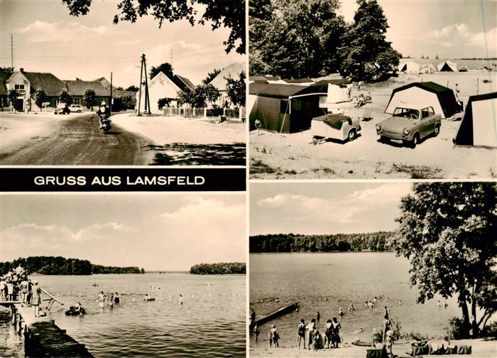 Lamsfeld-Gross Liebitz Schwielochsee Strasse Strand Campingplatz