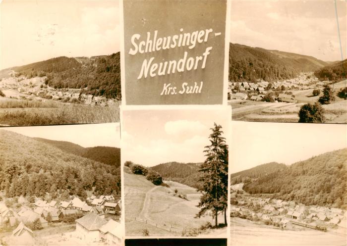 Neundorf Schleusingen Panorama Landschaft