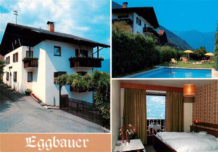 Tscherms Suedtirol IT Gasthof Eggbauer Gaestezimmer Pool