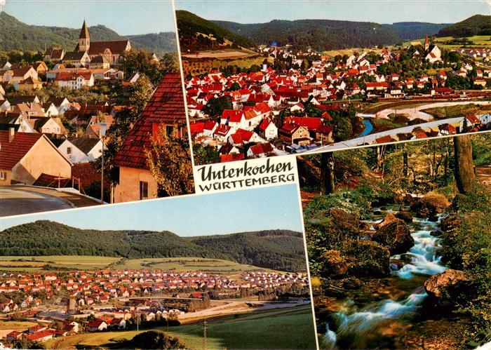 Unterkochen Ortspartie Fliegeraufnahmen Bachlauf