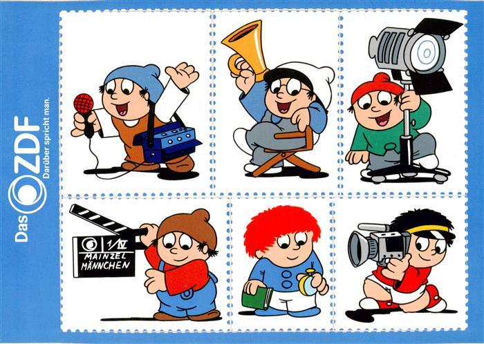 Mainz  Rhein ZDF Stickerplakat