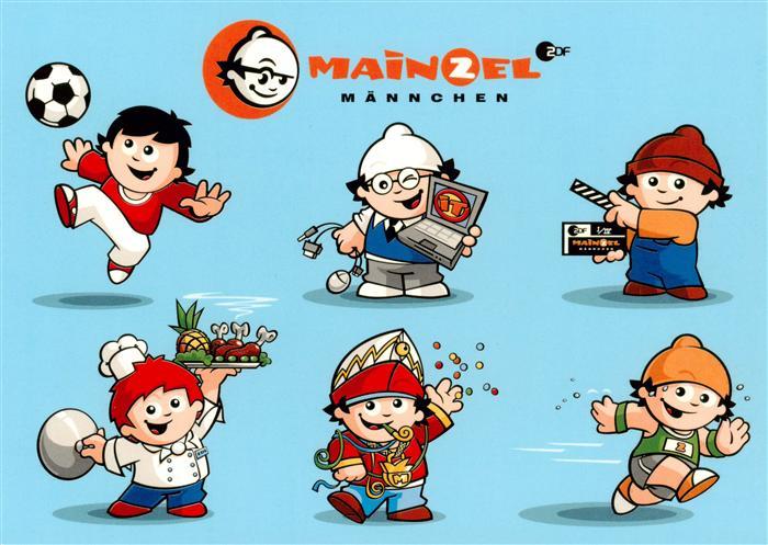 Mainz  Rhein Mainzelmaennchen Illustrationen