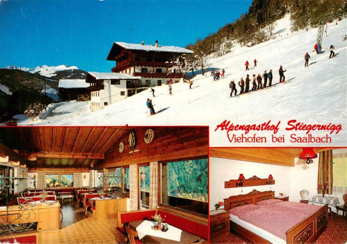 Viehofen Alpengasthof Stiegernigg Gastraum Gaestezimmer