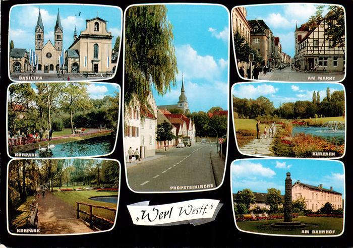 Werl Westfalen Basilika Kurpark Propsteikirche Markt Am Bahnhof
