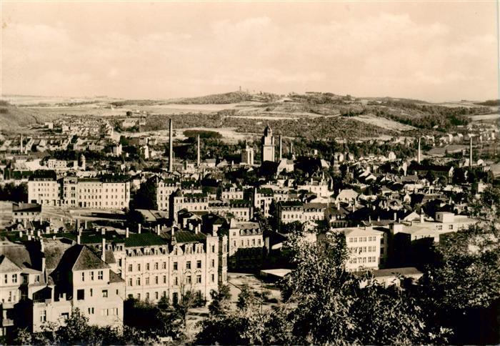 Plauen  Vogtland Blick vom Baerenstein
