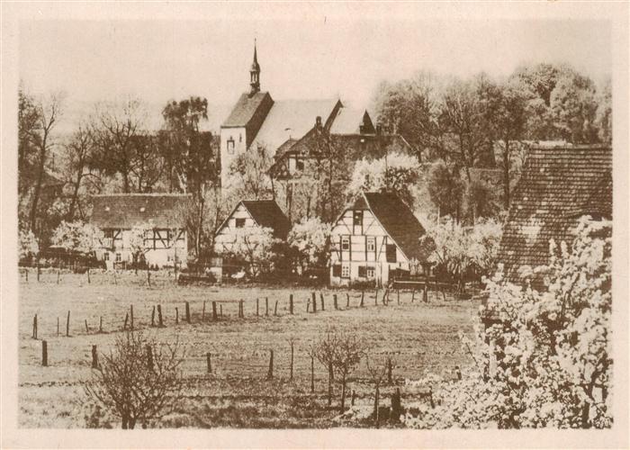 Jahna Ortspartie mit Kirche