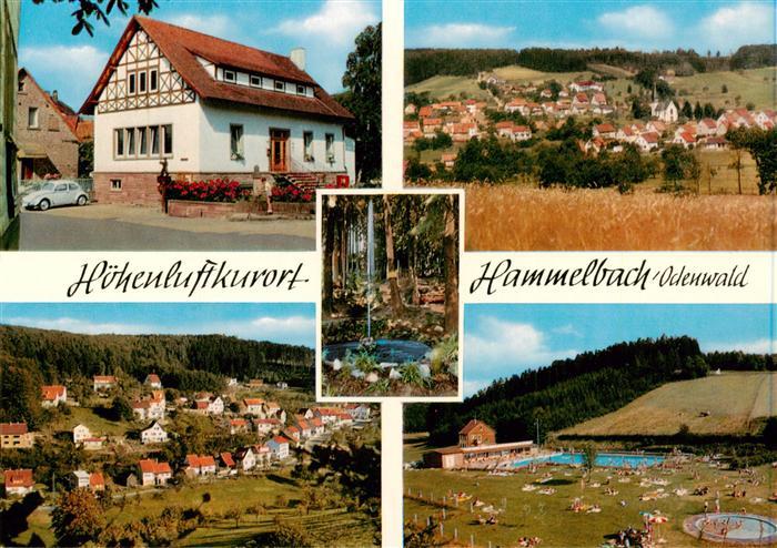 Hammelbach Grasellenbach Gasthaus Panorama Schwimmbad