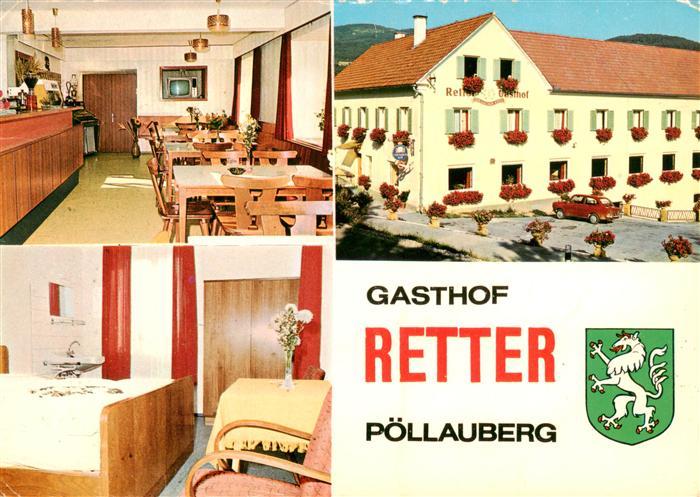 Poellau Gasthof Pension Taxi Retter Gastraum Gaestezimmer