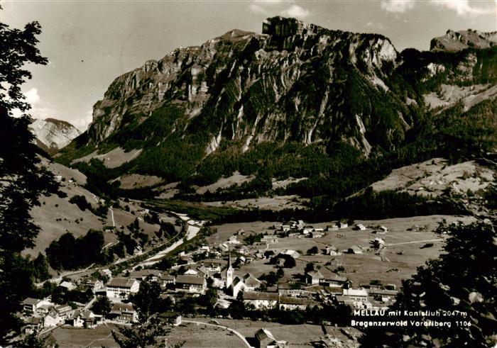 Mellau Vorarlberg mit Kanisfluh Fliegeraufnahme