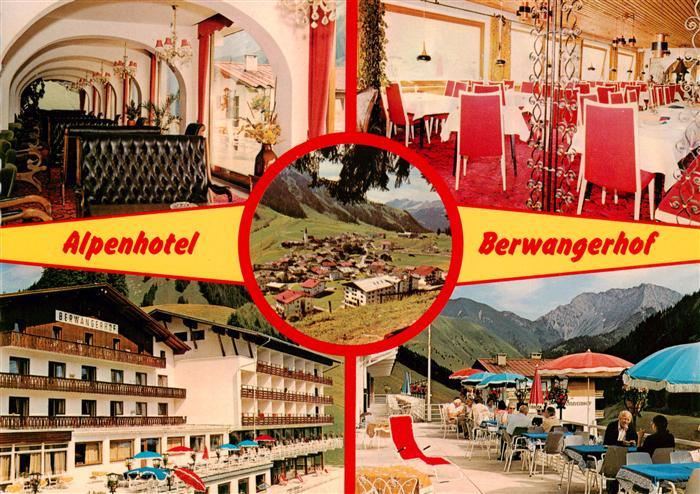 Berwang Tirol AT Alpenhotel Berwangerhof Gastraeume Terrasse Panorama