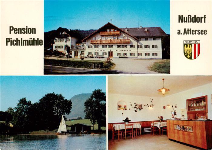 Nussdorf Attersee AT Pension Pichlmuehle Seepartie Gastraum