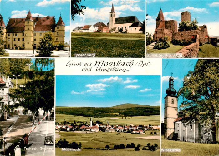 Moosbach Oberpfalz Friedrichsburg Fahrenberg Ruine Leuchtenburg Tschech Grenze