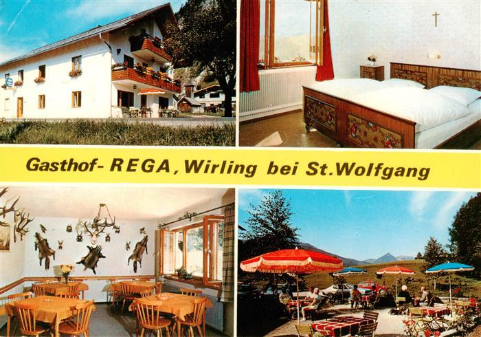 Wirling St Wolfgang Gasthof Rega Gaestezimmer Gaststube Terrasse
