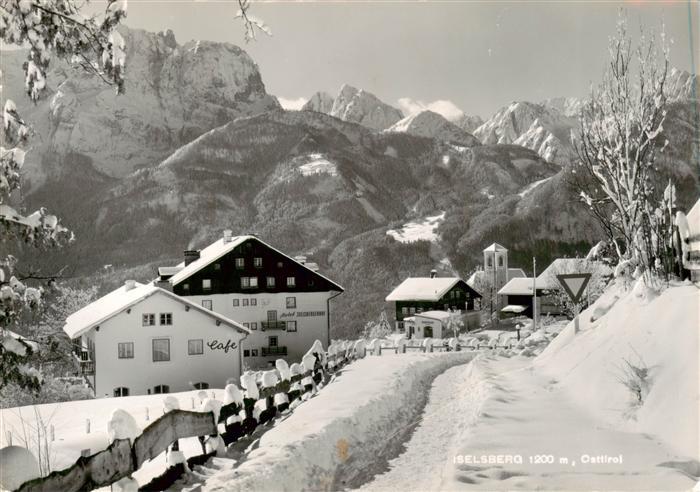 Iselsberg-Stronach Osttirol AT Cafe Winterpanorama