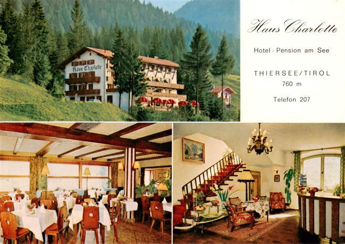 Thiersee Tirol AT Haus Charlotte Gasraum Theke