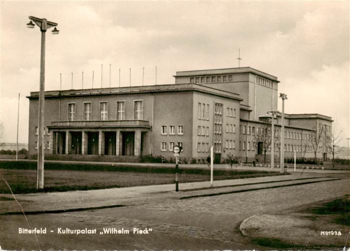 Bitterfeld Sachsen-Anhalt Kulturpalast Wilhelm Pieck