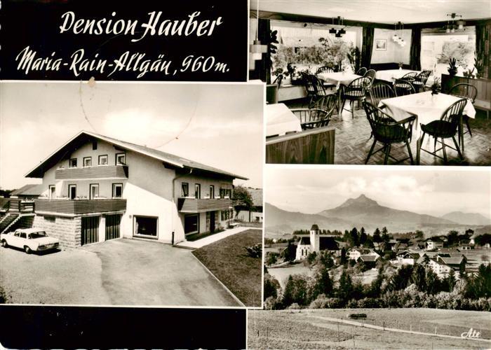 Maria Rain Allgaeu Pension Hauber Gastraum Panorama