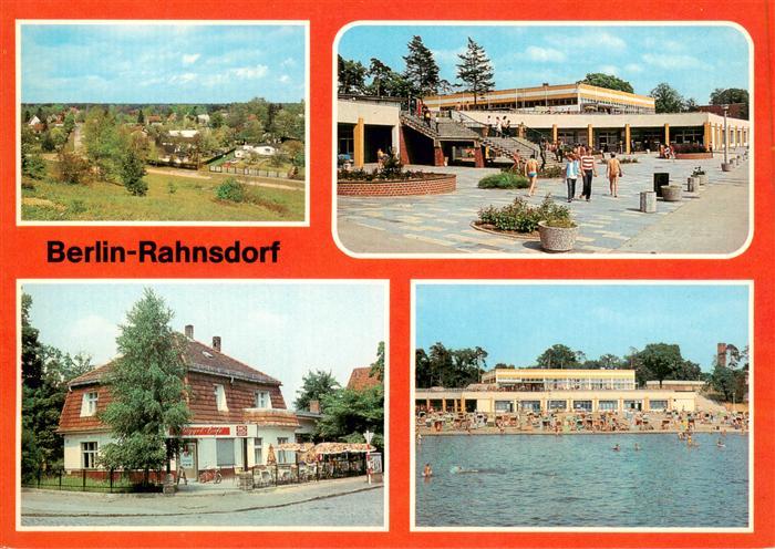 Rahnsdorf Berlin Teilansicht Strandbad Mueggel Cafe