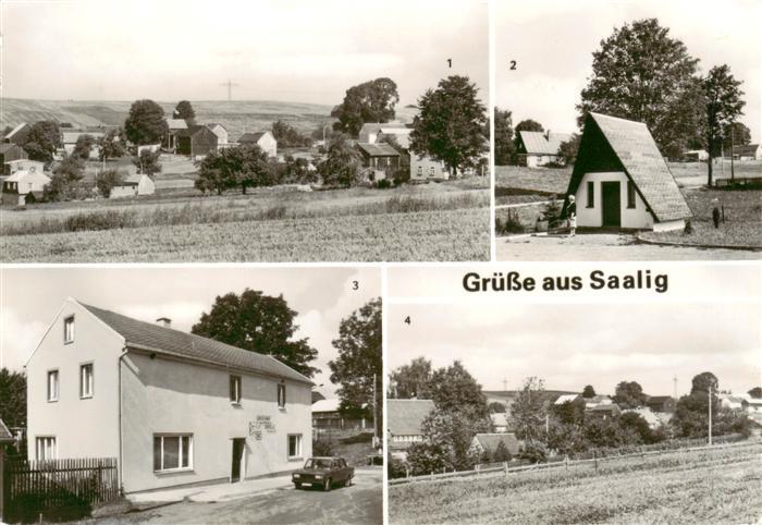 Saalig Marieney Teilansichten Buswarte Gasthof Saalig