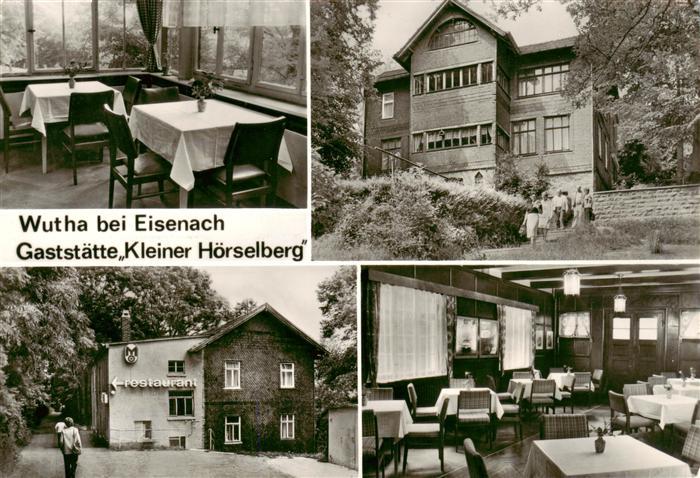 Wutha-Farnroda Gaststaette Kleiner Hoerselberg Gastraeume