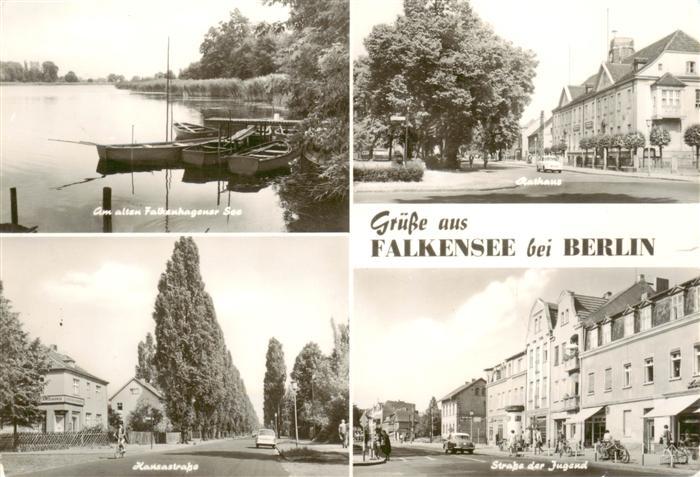 Falkensee Falkenhagener See Rathaus Hansastrasse Strasse der Jugend