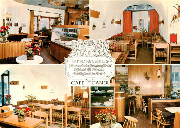 St Wolfgang Wolfgangsee Oberoesterreich AT Stroblhaus Cafe Gandl Baeckerei Kondi