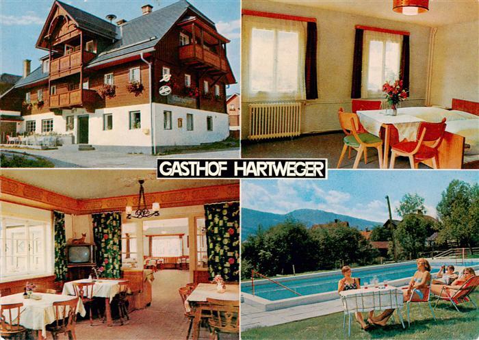 Weissenbach Liezen Steiermark AT Gasthof Hartweger Gastraeume Schwimmbad