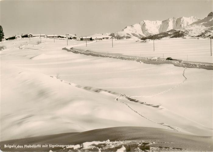 Brigels GR Flabdoerfli mit Signinagruppe