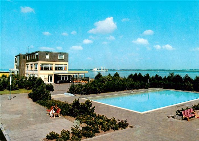 Twielenfleth Hollern Hotel Restaurant Cafe Faehrhaus Twielenfleth Schwimmbad