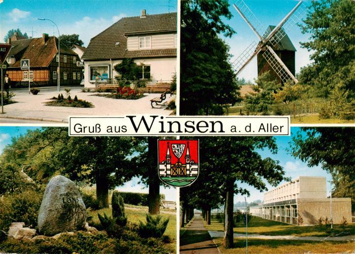 Winsen Aller Apotheke Windmuehle Hermann Loens Gedenkstein Allee