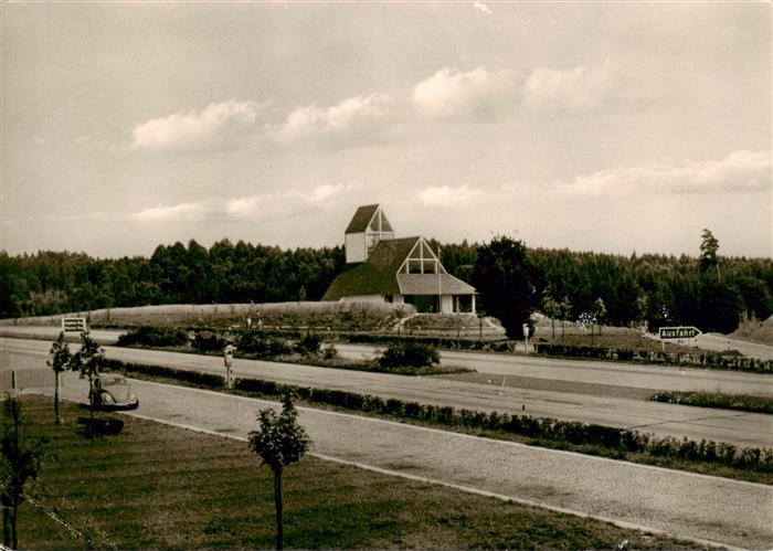 Adelsried Autobahnkirchlein Maria Schutz der Reisenden