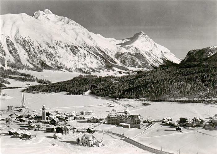 Celerina GR Schlarigna Fliegeraufnahme