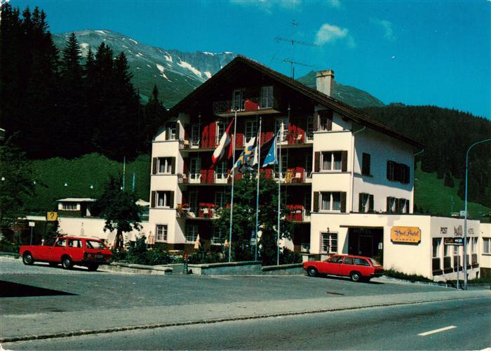 Parpan GR Posthotel Parpan mit Staetzerhorn