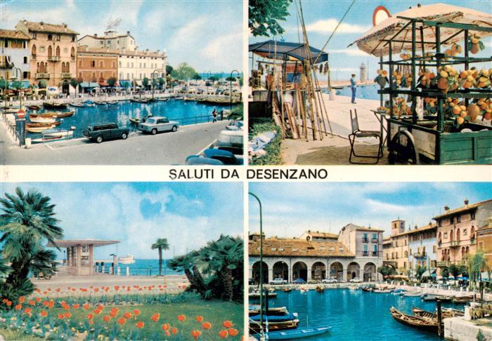 Desenzano  del Garda IT Strandpartien Bootshafen