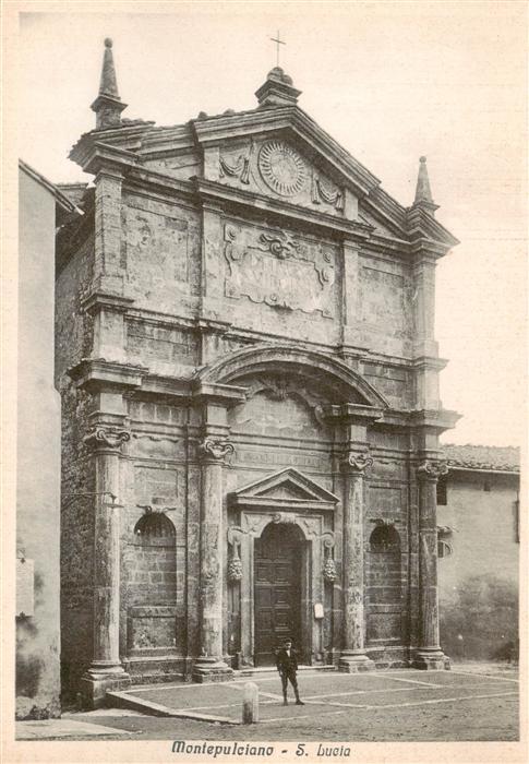 Montepulciano Siena IT Kirche Santa Lucia