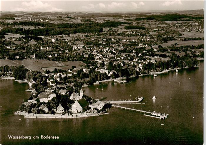 Wasserburg Bodensee Fliegeraufnahme