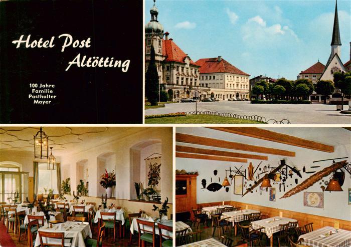 Altoetting Hotel Post Marktplatz Gastraeume