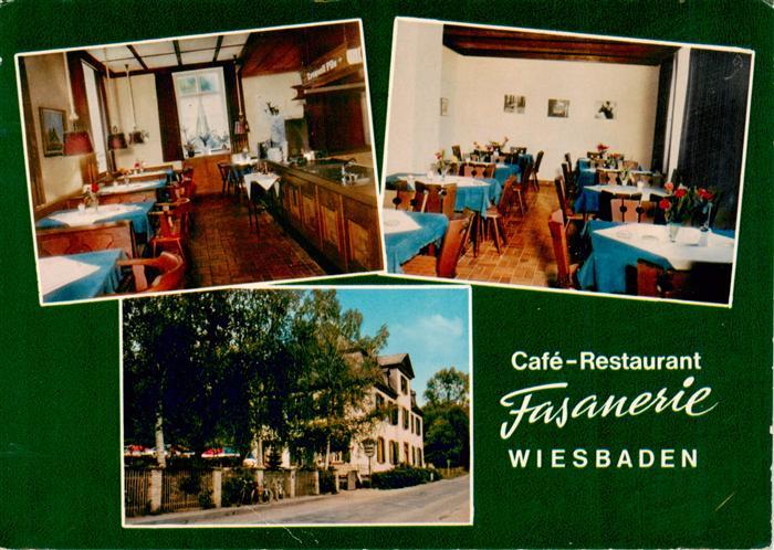 Wiesbaden Cafe Restaurant Fasanerie im Tierpark Gastraeume