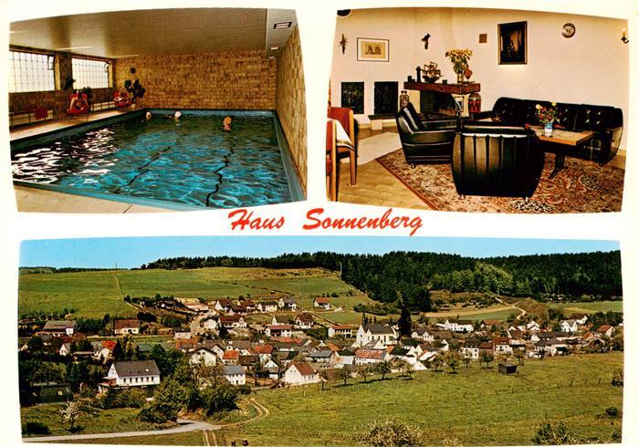 Deudesfeld Hotel Pension Haus Sonnenberg Hallenbad Gaststube Panorama