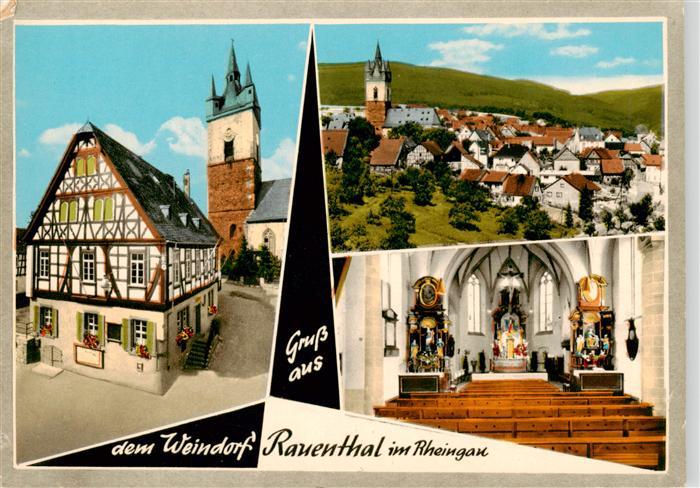 Rauenthal Fachwerkhaus Kirche Inneres Panorama