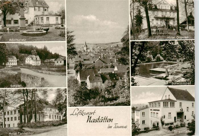 Nastaetten Taunus Adolfsplatz Schwall Hotel Tannenhof Panorama Hotel Oranien Sch