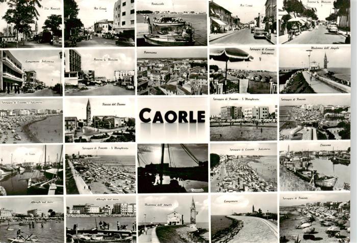 Caorle Veneto IT Orts und Telansichten Panorama